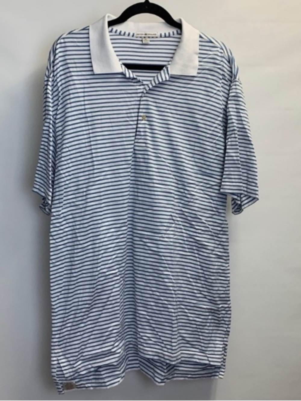 Peter Millar Striped Polo Shirt Men’s Size XL